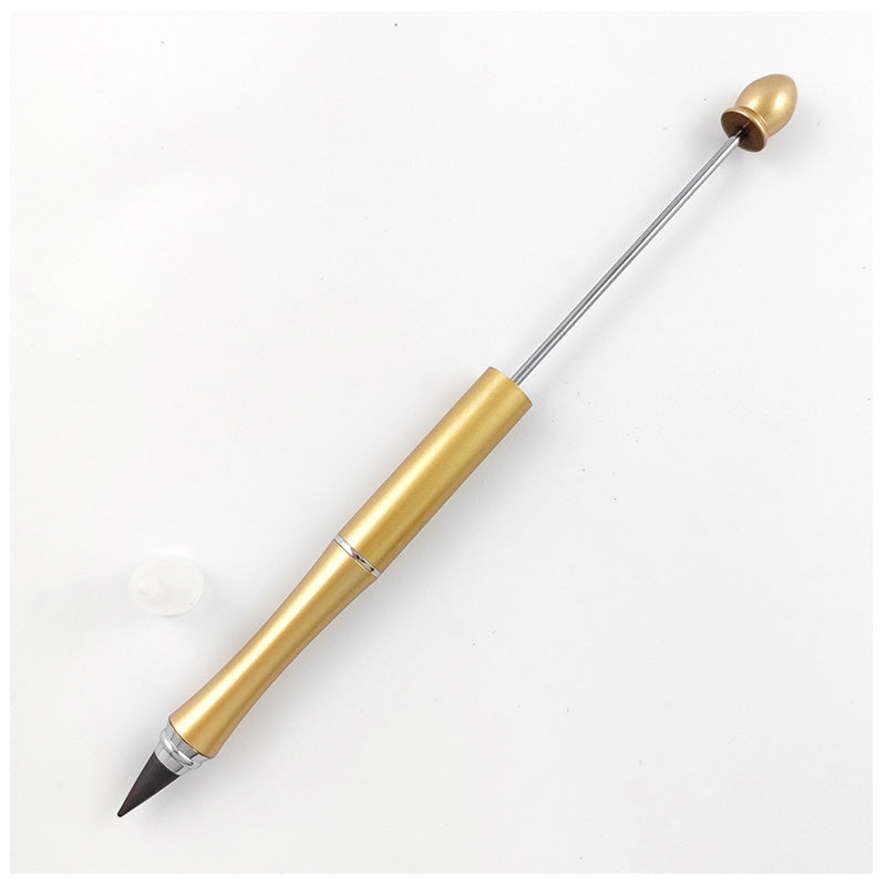 Wholesale Beadable Pencil Metal  DIY for Beaded Pen With Eraser